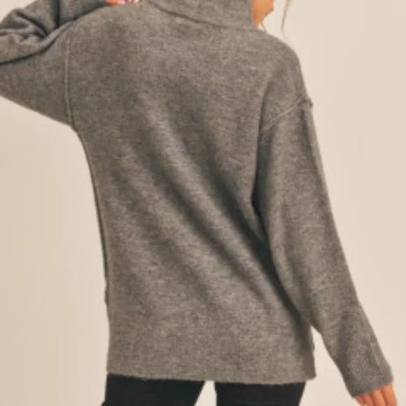NWT - Lush Turtleneck Sweater - Picture 7 of 7